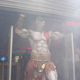 Illustration for article titled Brazilian Kratos Has Magnificently Painted Man Boobs